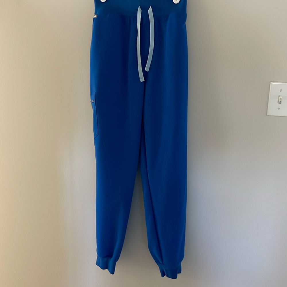 women's Royal Blue Zamora™ High Waisted - Jogger Scrub Pants - XL